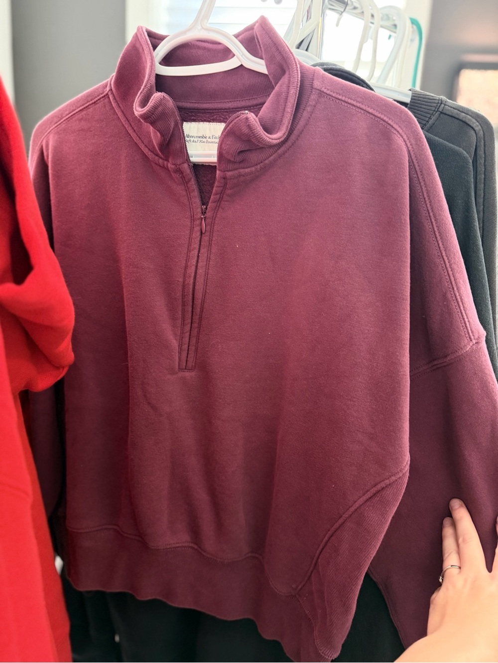 Abercrombie & fitch - 1/4 zip sweater - M
